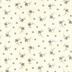 Collections Cause Etchings Butterflies Shirting by H. Marcus & 3Sisters is a fabric with butterflies on a cream ground in the style of an 1800s shirting fabric.