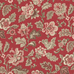 LE JARDIN ROUGE:    Le Jardin Rouge 36152-11 Rouge Tournesal by French General for Moda Fabrics