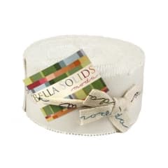 BELLA SOLIDS JELLY ROLL WHITE 9900JR-98  by MODA