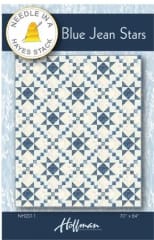 Blue Jean Stars Quilt Pattern from Needle In a Haystack