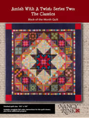 Amish With A Twist 2 BOM Quilt Pattern Set