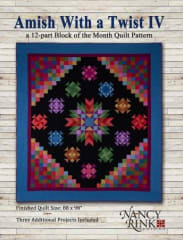 Amish With A Twist 4 BOM Quilt Pattern Set