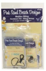 Malibu Sling Hardware Set Black Nickel by Pink Sand Beach Designs