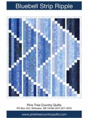 Bluebell Strip Ripple Quilt Pattern by Pine Tree Country Quilts