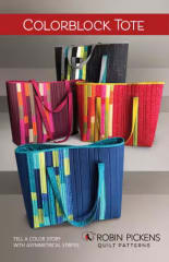 Colorblock Tote  Bag  Pattern from Robin Pickens