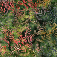 HAYRIDE: Tonga Batik Hayride Tossed Vines # B3560-HAYRIDE
