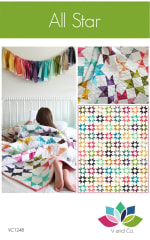 All stars Quilt Pattern by V and Co