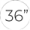 36 inches