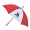 Red / White with 1-Color Black Logo