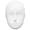 Glossy White Abstract Head
