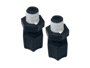 5/8 Inch Black Kynar Tubing Connector, BKF-108