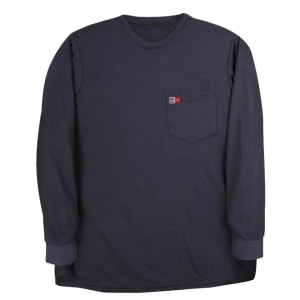 Big Bill Flame Resistant Lightweight Long Sleeve Chest Pocket T-shirt DW5VT5