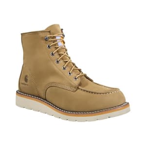 Carhartt 6 Inch Soft Moc Toe Slip Resistant Wedge Leather Work Boot FW6077-M