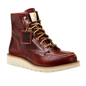 Carhartt 6 Inch Soft Moc Toe Slip Resistant Wedge Leather Work Boot FW6145-M