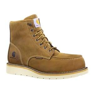 Carhartt Classic 6 Inch Moc Nano Composite Toe Waterproof Slip Resistant Wedge Leather Work Boot FW6425-M