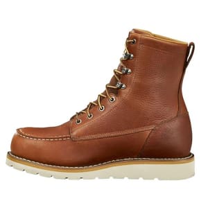 Carhartt 8 Inch Steel Toe Waterproof Wedge Sole Moc Toe Leather Work Boot FW8275-M
