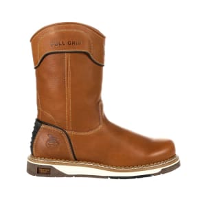 Georgia AMP LT Wedge 10 Inch Slip Resistant Pull On Soft Toe Work Boot GB00349