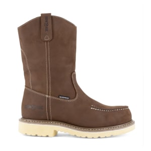 Iron Age Solidifier 11 Inch Waterproof Composite Toe Moc Toe Wellington Work Boot IA5093