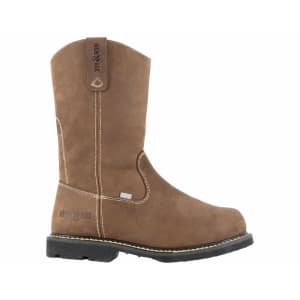 Iron Age Groundbreaker 11 Inch Composite Toe Wellington With Cushguard Internal Metguard Work Boot IA5094