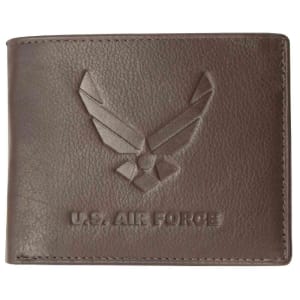 US Air Force Logo Embossed Wallet TW-25Brown