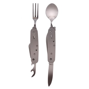 Rothco Stainless Steel Folding Chow Set - 2033