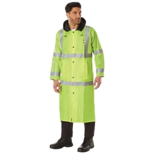 Rothco Hooded Reflective Rain Parka - 3905