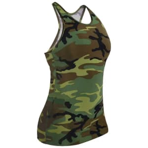 Womens Camo Workout Performance Tank Top 44080