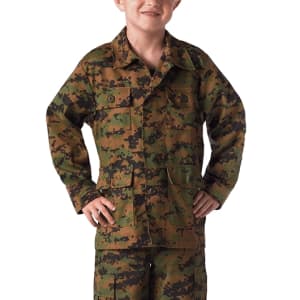 Rothco Kids Digital Woodland Camo BDU Top- 66215 Rothco Kids Digital Woodland Camo BDU Top- 66215