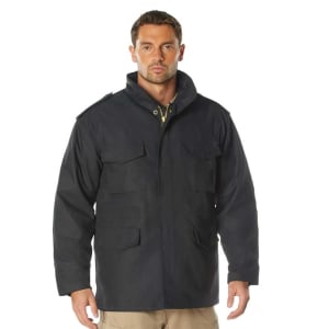 Rothco Black M-65 Field Jacket 8448  Long