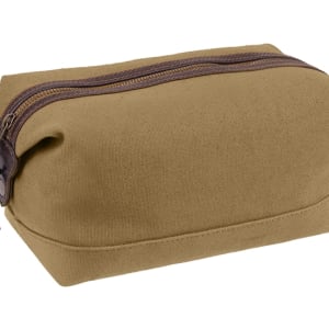 Rothco Coyote Canvas And Leather Travel Kit - 91260