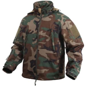 Rothco Woodland Camo Special Ops Soft Shell Jacket - 9906