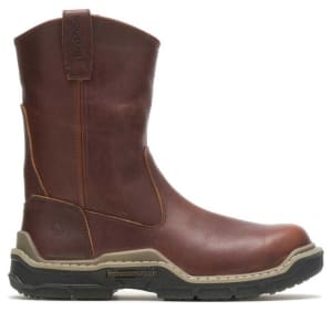 Wolverine Raider DuraShocks 10 Inch Soft Toe Wellington Pull On Work Boot W210063