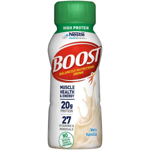 Nestle Clinical Nutritional BoostÂ® High Protein Vanilla Complete Nutritional Drink, 8-ounce bottle