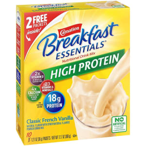 Nestle Clinical Nutritional Carnation Breakfast EssentialsÂ® High Protein Vanilla Nutritional Drink