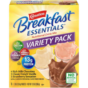 Nestle Clinical Nutritional Carnation Breakfast EssentialsÂ® Chocolate, Vanilla, Strawberry Nutritional Drink
