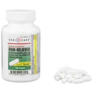 Haleon US Services Inc ExcedrinÂ® Migraine Relief 250 mg Acetaminophen 250 mg Aspirin 65 mg Caffeine
