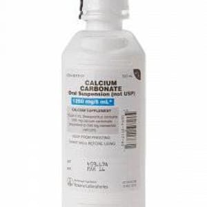 Pharmaceutical Associates Calcium Carbonate Oral Suspension for Phosphate Removal & Antacid, 5mL Unit Dose