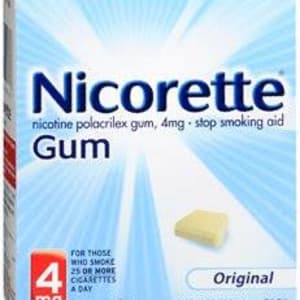 Glaxo Consumer Products NicoretteÂ® Stop Smoking Aid Gum 4 mg Original