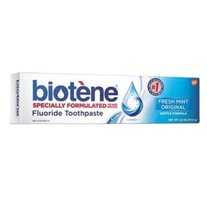 Glaxo Consumer Products BiotÃ¨neÂ® Fluoride Toothpaste, Fresh Mint, 4.3-ounce Tube