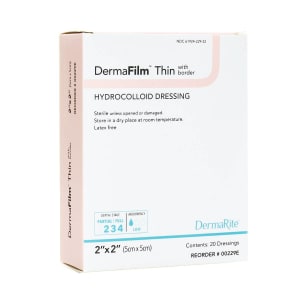 Sion Brands LLC DermaFilmÂ® Hydrocolloid Dressing, 2 x 2 Inch