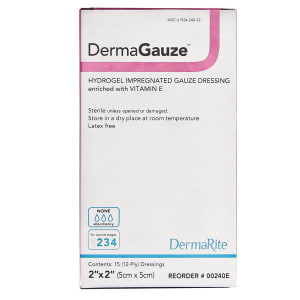 Sion Brands LLC DermaGauzeÂ® Hydrogel Dressing, 2 x 2 Inch