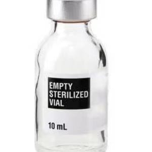 Pfizer Empty Vial Glass Vial