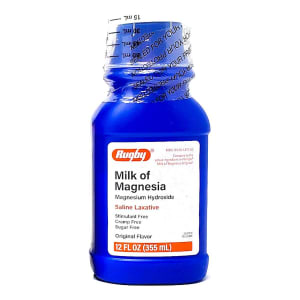 Major Pharmaceuticals Laxative Oral Suspension 12 oz. 400 mg / 5 mL Strength Magnesium Hydroxide