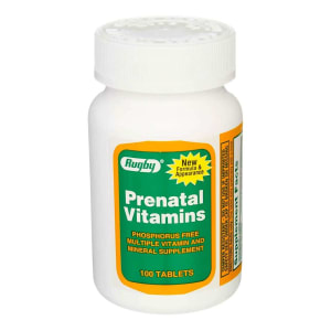 Major Pharmaceuticals RugbyÂ® Prenatal Multiple Vitamin and Mineral Supplement