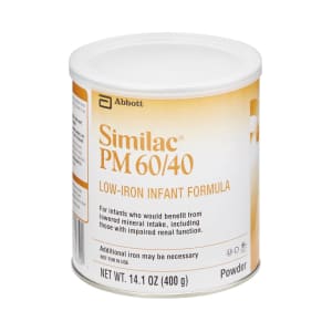 Abbott Nutrition SimilacÂ® PM 60 / 40 Low Iron Powder Infant Formula, 14.1-ounce can