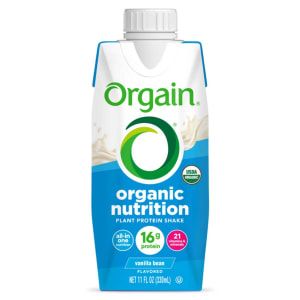 Nestle Healthcare Nutrition Oral Supplement OrgainÂ® Organic Nutritionâ„¢ Vegan Shake Vanilla Bean Flavor Liquid 11 oz. Carton