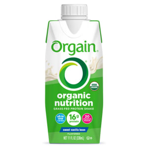 Nestle Healthcare Nutrition Oral Supplement OrgainÂ® Organic Nutritionâ„¢ Shake Sweet Vanilla Bean Flavor Liquid 11 oz. Carton