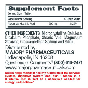 Major Pharmaceuticals MajorÂ® Vitamin B-3 Dietary Supplement