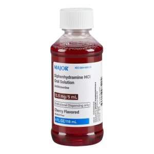 Major Pharmaceuticals MajorÂ® Diphenhydramine HCl Oral Solution for Children 6 and Older