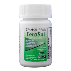 Major Pharmaceuticals FeroSulÂ® Iron Mineral Supplement